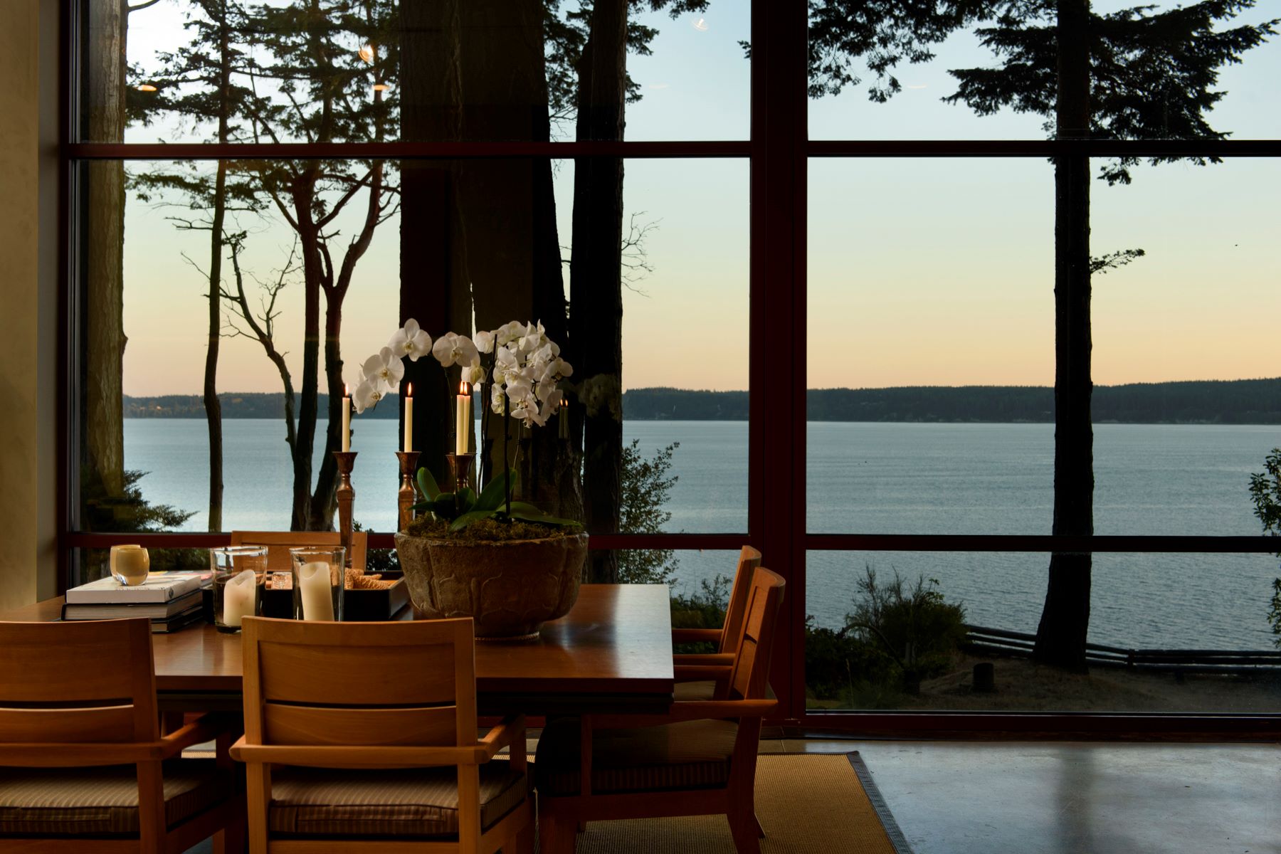 New On Market Modernized Log Cabin Retreat On Camano Island